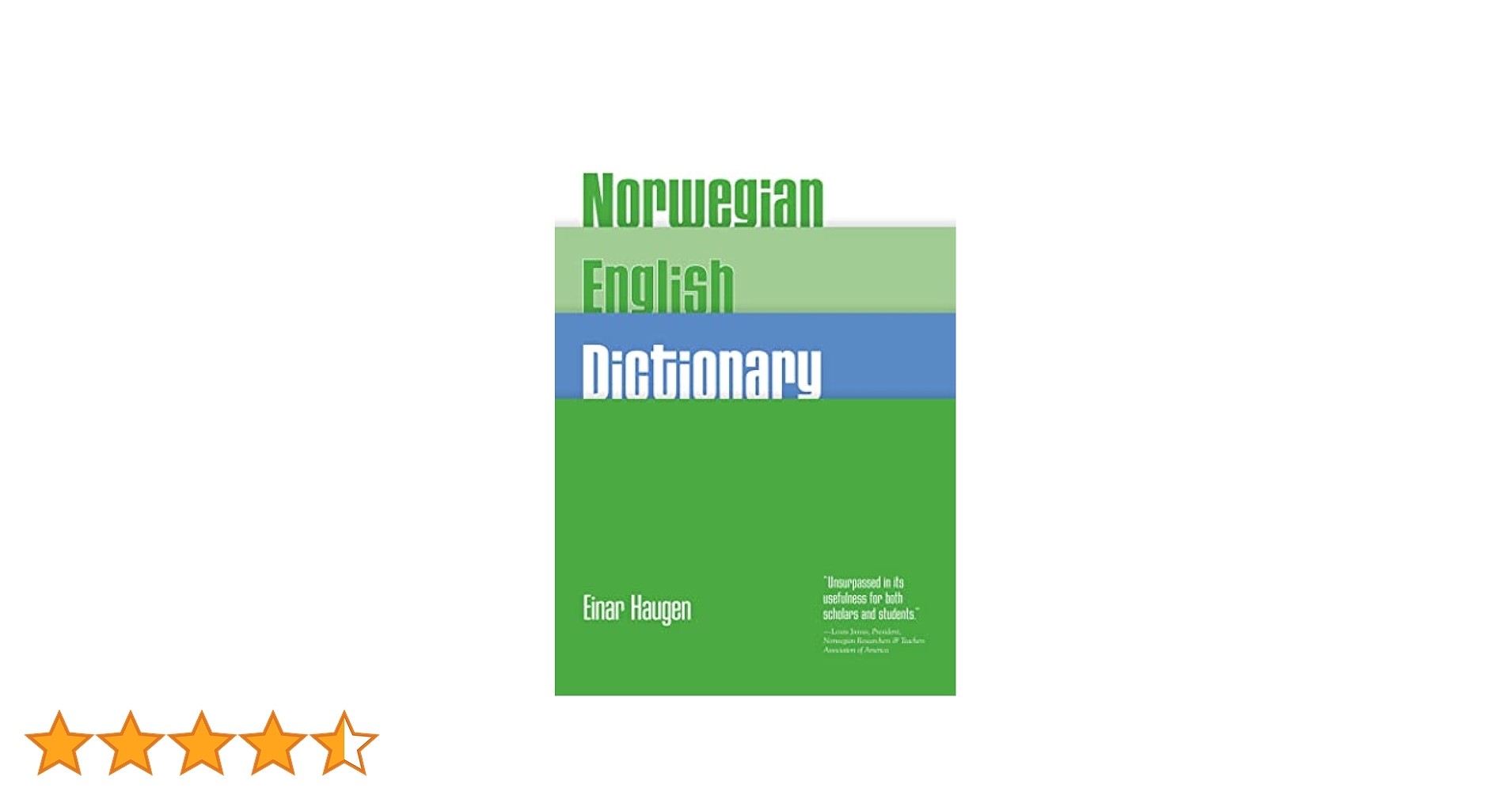 Norwegian-English Dictionary: A Pronouncing and Translating